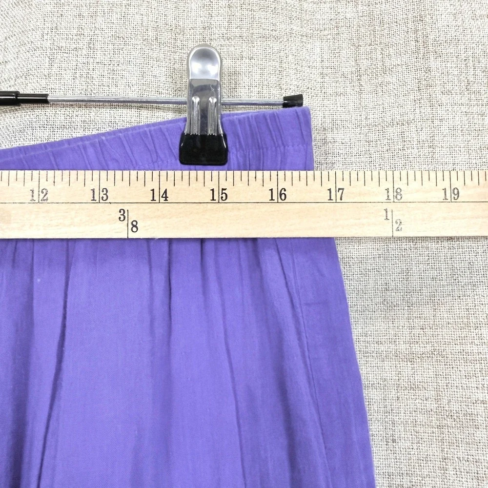 Tie Dye Cotton Gauze Tiered Maxi Skirt Sz M Ombre Boho Hippie Festival Peasant‎